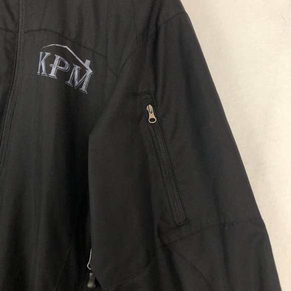 Port Authority Men's Size Medium Black KPM Long Sleeve Lined Full Zip Jacket - Picture 14 of 15